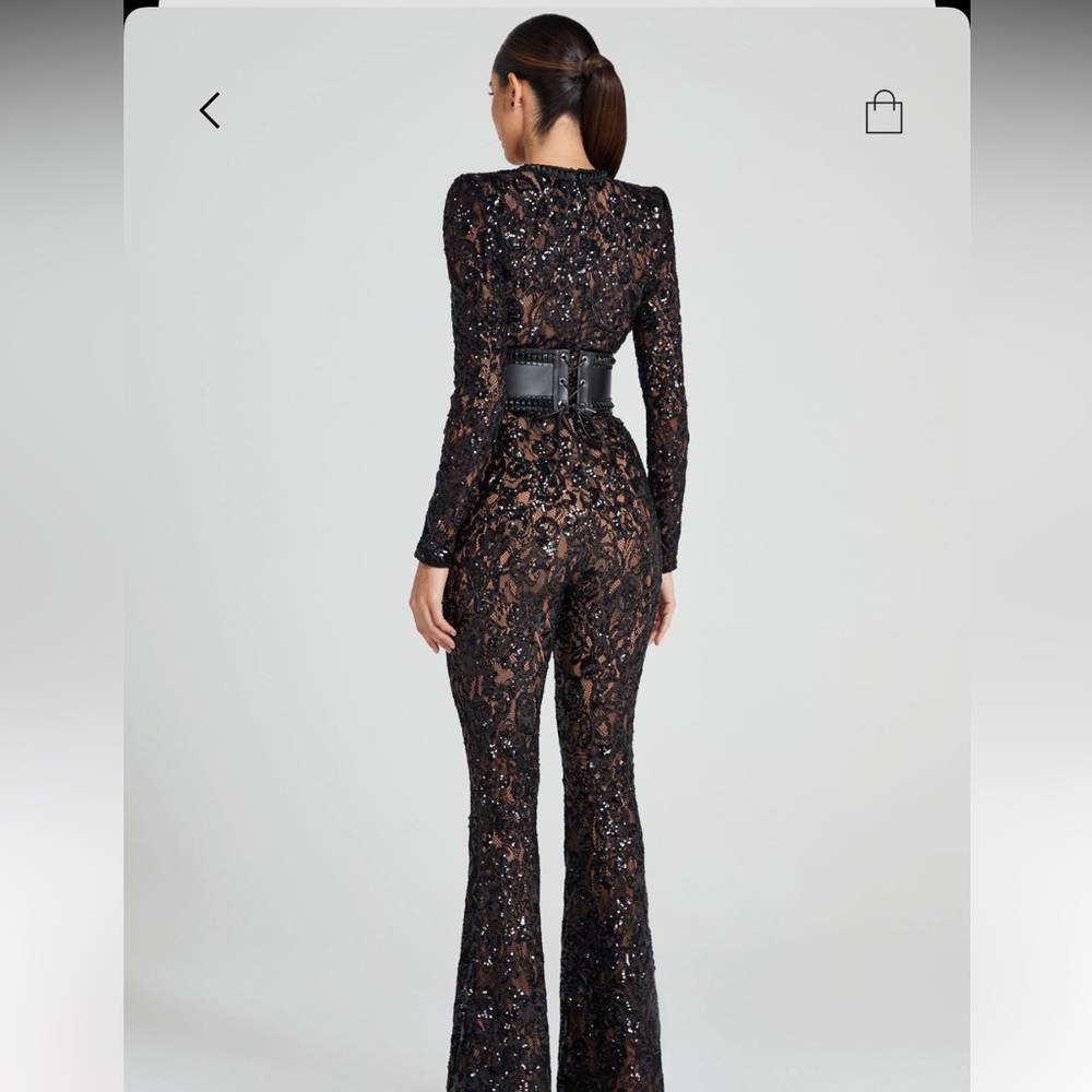 NWT Nadine Merabi Bella Jumpsuit Small - Picture 12 of 16